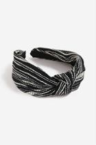 Topshop *striped And Spot Knot Headband