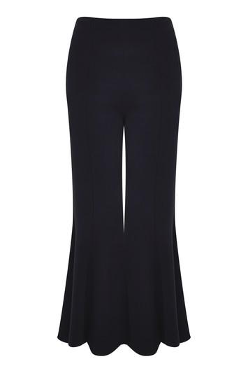 Topshop Clean Panel Cropped Flare Trousers