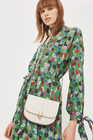 Topshop Rue Cream Cross Body Bag