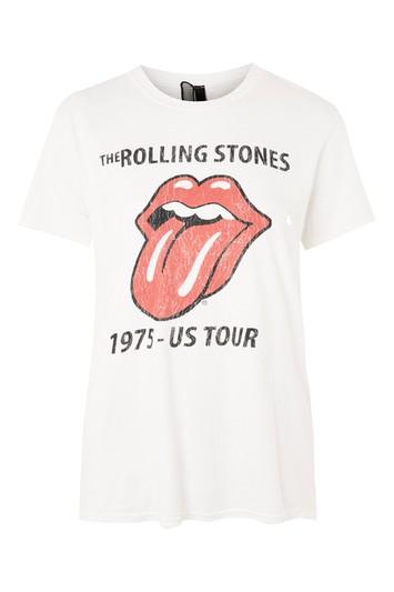 Topshop Rolling Stones T-shirt By And Finally