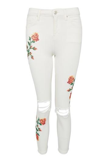 Topshop Petite Cross Stitch Jamie Jeans