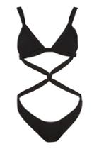 Topshop *black Swimsuit By Minimale Animale