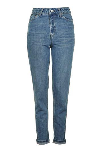 Topshop Moto Cheeky Rip Mom Jeans
