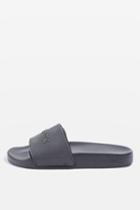 Topshop Embossed Logo Slider Shoes By Ivy Park
