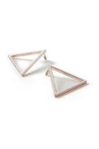 Topshop Clean Triangle Earrings