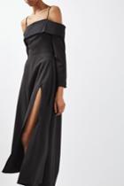 Topshop *tailored Bardot Dress By Boutique