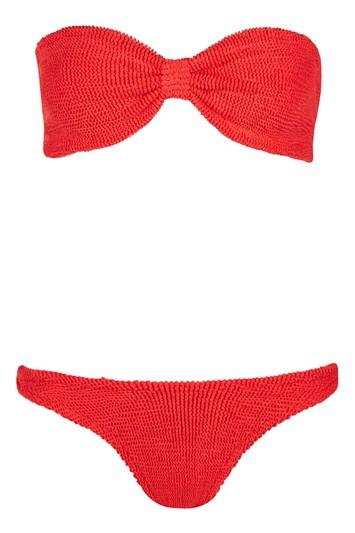 Topshop *bandeau Bikini Set By Hunza