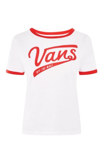Topshop 'batter Up' T-shirt By Vans