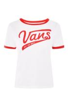 Topshop 'batter Up' T-shirt By Vans