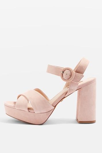 Topshop Luxe Cross Strap Platforms