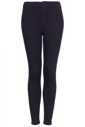 Topshop Moto Blue Black Joni Jeans