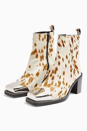 Topshop Marshal Western Leather Boots