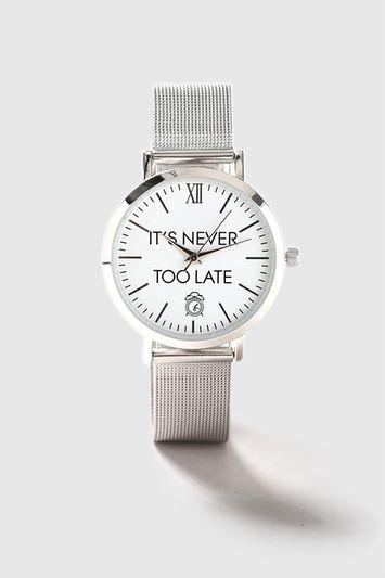 Topshop 'never Too Late' Face Watch