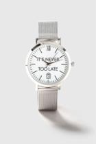 Topshop 'never Too Late' Face Watch