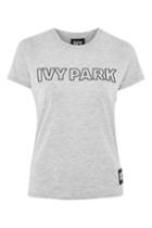 Topshop Silicon Logo Crew Neck T-shirt By Ivy Park