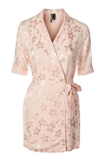 Topshop Petite Jacquard Wrap Dress