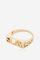 Topshop *rose Gold Slay Ring By Skinnydip