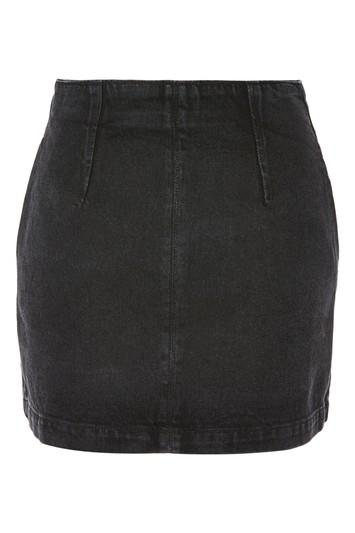 Topshop Petite Dart Seam A-line Skirt