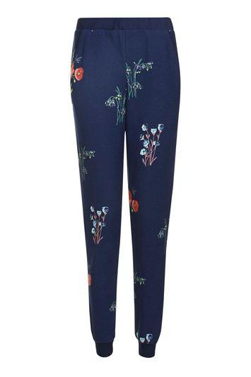 Topshop Poppy Print Lounegwear Jogger