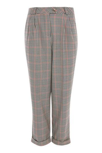 Topshop Petite Smart Check Trousers