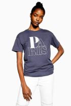 Topshop Paris Stencil T-shirt