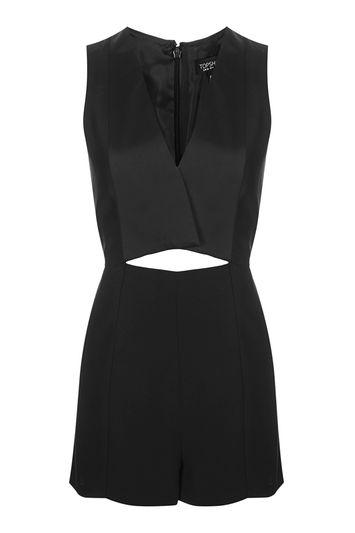 Topshop Tux Style Playsuit