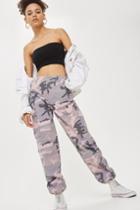 Topshop Oversized Camouflage Trousers