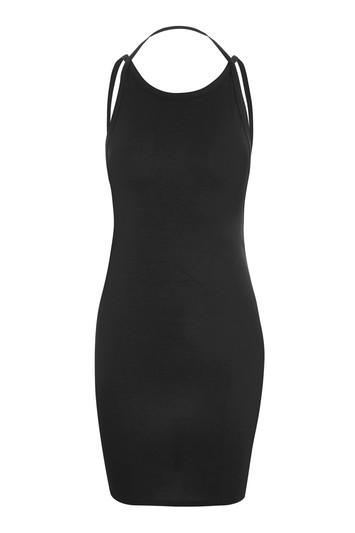 Topshop *ribbed Jersey Bodycon Dress By Glamorous