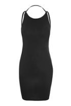 Topshop *ribbed Jersey Bodycon Dress By Glamorous