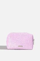 Topshop *ana Glitter Make Up Bag By Skinnydip Beauty