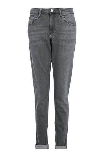Topshop Petite Grey Lucas Jean