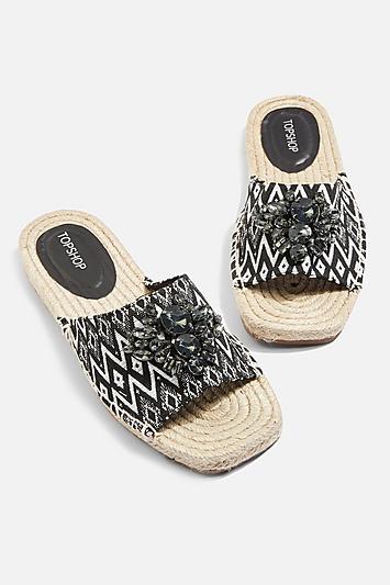 Topshop Hey Espadrille Sliders