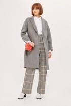 Topshop Petite Knitted Blazer Coat
