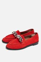 Topshop Koppa Chain Loafers