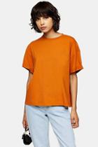 Topshop Cinnamon Boxy Roll T-shirt