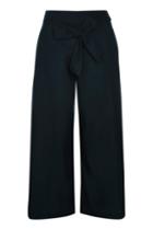 Topshop Poplin Awkward Wide Leg Trousers