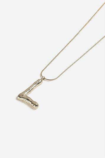 Topshop *l Initial Chunky Necklace