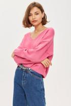 Topshop Super Soft V Neck Jumper