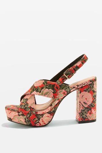 Topshop Mister Slingback Platform Sandals