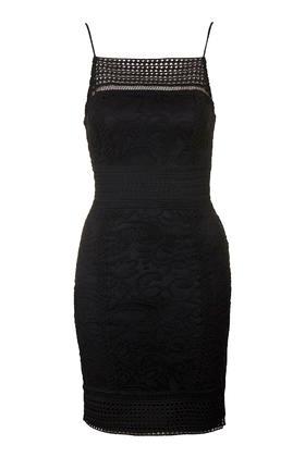 Topshop Tall Floral Lace Bodycon Dress