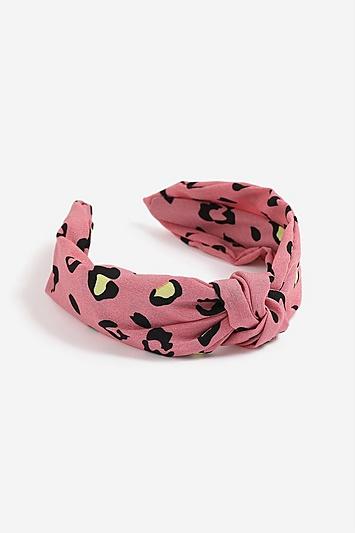 Topshop *leopard Print Knot Headband