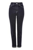 Topshop Moto Contrast Stitch Mom Jeans
