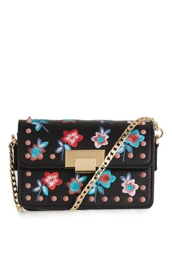 Topshop Rosie Floral Study Crossbody Bag
