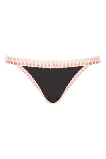 Topshop Ribbon Trim Bikini Pant