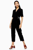 Topshop Utility Buckle Jumpsuit