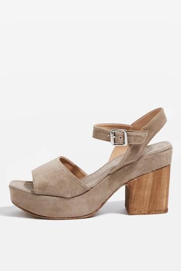 Topshop Violets Suede Sandals