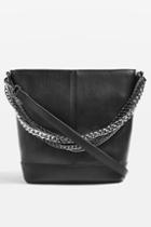 Topshop Sophia Multi Chain Bucket Bag