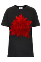 Topshop Spikey Foil Flower Tee By Unique