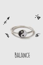 Topshop Balance Ying Yang Ring