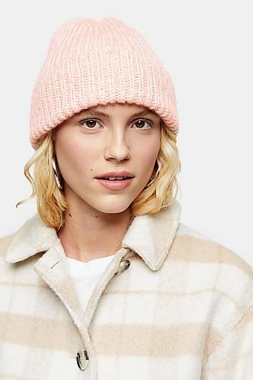 Topshop Pink Beanie